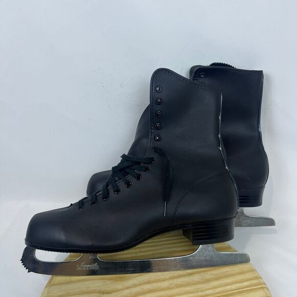 Vintage American Aces Men's Size 10 | Figure Skating Ice Skates Black Style 550 - Picture 9 of 10